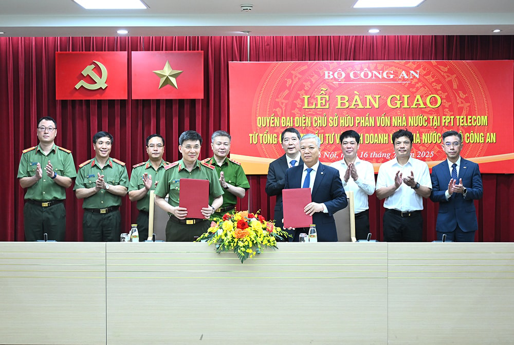 fpt telecom từ scic về bộ công an ngày 16 tháng 7 năm 2025